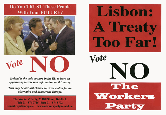 Lisbon Treaty leaflet